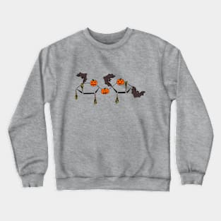 Halloween Sugar Molecule Crewneck Sweatshirt